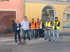 Il sopralluogo del consigliere Pulitanò e dei tecnici del reparto viabilità di Cuneo propedeutico ai lavori di bitumatura