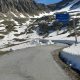 La sp 255 del Colle della Lombarda dopo i lavori di sgombero neve