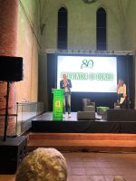 L'intervento del consigliere Sannazzaro durante la celebrazione degli 80 anni di Confagricoltura Cuneo