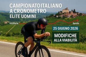 Campionato nazionale cronometro - modifiche alla viabilità
