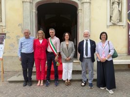 La consigliera Casale con il sindaco di Murello Fabrizio Milla