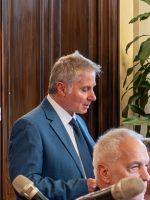 L'appello del segretario generale Giorgio Musso in apertura di seduta (foto di Paolo Leone)