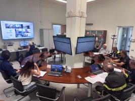 Il Centro di Coordinamento Soccorsi (Ccs) attivato presso la sala operativa della Provincia
