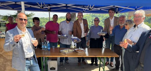 Il presidente Robaldo e il consigliere Danna alla Festa della Lela, dedicata al tipico pane della tradizione contadina langarola