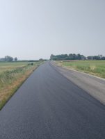Lavori di bitumatura sulla sp 165 a Caramagna Piemonte