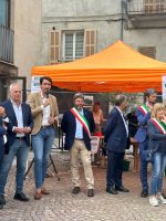 L'intervento del consigliere Danna durante l'inaugurazione della 22^ edizione della fiera delle erbe