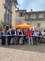 Il taglio del nastro della 22^ edizione della fiera delle erbe