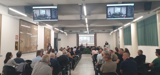 Il pubblico nella sala Falco durante la tavola rotonda del Living Lab Il rapporto tra Acqua e Agricoltura al tempo del cambiamento climatico