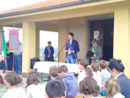 L'intervento del consigliere Danna alla cerimonia presso il Sacrario partigiano di Bastia Mondovì
