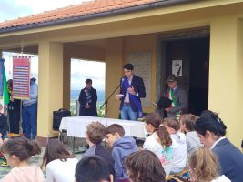 L'intervento del consigliere Danna alla cerimonia presso il Sacrario partigiano di Bastia Mondovì