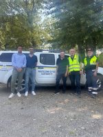Il sopralluogo del consigliere Manzone a Castagnito per l'esercitazione di protezione civile
