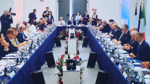 Un momento del comitato di Cooperazione Frontaliera Italia-Francia