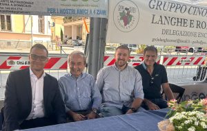 Il consigliere Manzone con il sindaco di bra Gianni Fogliato
