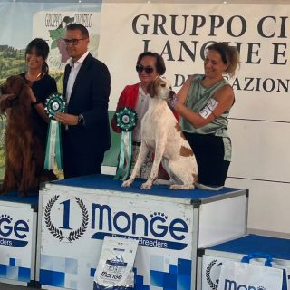 Il consigliere Manzone alle premiazioni dell'Esposizione cinofila di Bra