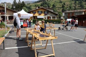 Un momento della terza edizione della festa delle Alpi