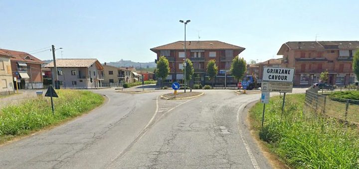 La situazione dellincrocio prima della realizzazione della rotatoria