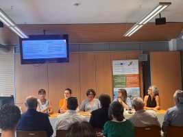 Un momento del convegno dell’incontro “Territori che si incontrano: il turismo slow di Paysage+ Aimable prende forma”