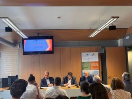 Un momento del convegno dell’incontro “Territori che si incontrano: il turismo slow di Paysage+ Aimable prende forma”