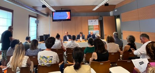 Un momento del convegno dell’incontro “Territori che si incontrano: il turismo slow di Paysage+ Aimable prende forma”