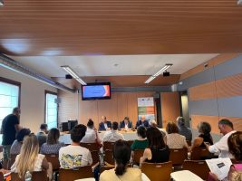 Un momento del convegno dell’incontro “Territori che si incontrano: il turismo slow di Paysage+ Aimable prende forma”