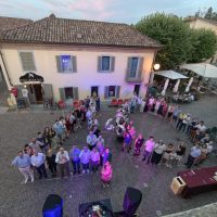 Un momento dei festeggiamenti per i quarant’anni dell’Enoteca regionale del Barbaresco