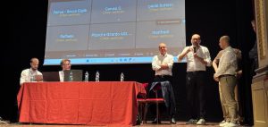 Lintervento del presidente Robaldo durante il confronto con il Commissario Straordinario Giovanni Filippini