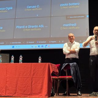 L'intervento del presidente Robaldo durante il confronto con il Commissario Straordinario Giovanni Filippini