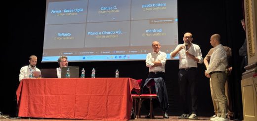 L'intervento del presidente Robaldo durante il confronto con il Commissario Straordinario Giovanni Filippini