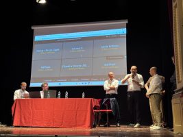 L'intervento del presidente Robaldo durante il confronto con il Commissario Straordinario Giovanni Filippini