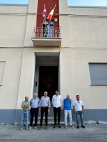 Il presidentre Robaldo e il consigliere Danna dopo l'incontro con l'amministrazione comunale di Saliceto