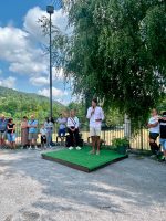 L'intervento del consigliere Danna all'inaugurazione della Festa del Bosco di Viola