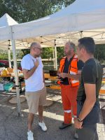 Il presidente Robaldo a colloquio con il sindaco di Valdieri Giordana e i responsabili delle attività antincendio