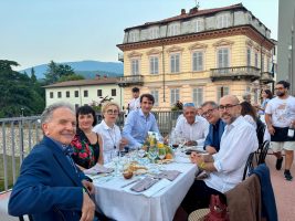 Il presidente Robaldo con il consigliere provnciale Danna, l'assessore regionale Gallo e l'ex senatore Perosino