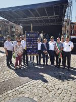 Il consigliere Pulitanò con i raprresentanti dell'Associazione Nazionale Finanzieri d'Italia