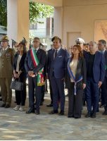 La consigliera provinciale D'Ulisse con il presidente regionale Cirio alla commemorazione dell'eccidio di Boves