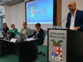 I saluti istituzionali del presidente della Provincia Luca Robaldo