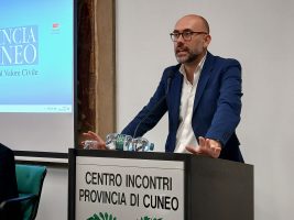 L'intervento conclusivo del presidente della Provincia Luca Robaldo