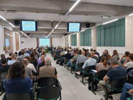 La sala Falco gremita per il convegno su fotovoltaico e sistemi di accumulo