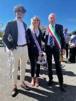 La consigliera Casale con il sindaco di Saluzzo Franco Demaria