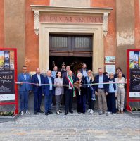 La consigliera provinciale Ivana Margherita Casale al taglio del nastro di Scarnafigi