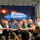 Il consigliere provinciale Davide Sannazzaro durante l'inaugrazione del Palabiscotto a Racconigi