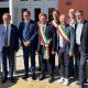 Le autorità presenti all'inaugurazione del polo dell'infanzia di Rifreddo
