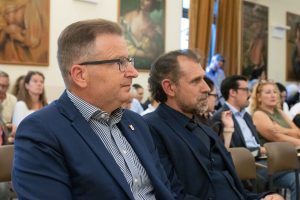 Il vicepresidente Massimo Antoniotti con il presidente dell'Unione Alta Langa Davide Falletto