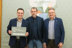Il vicepresidente Massimo Antoniotti con il presidente dell'Unione Alta Langa Davide Falletto