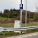 Il dispositivo di controllo della velocità installato sulla Strada Provinciale 7, tra Cherasco e Pollenzo.