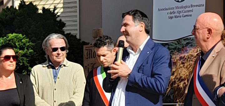 Il consigliere provinciale Vincenzo Pellegrino a Cervasca