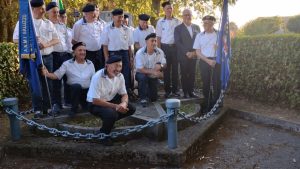 Il consigliere Rocco Pulitanò al Monumento dei Marinai d'Italia a Mondovì
