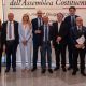 Foto di gruppo dei consiglieri provinciali presenti al consiglio provinciale aperto per gli 80 anni dell'Assemblea Costituente (foto di Paolo Leone)