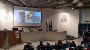 L’intervento del presidente Robaldo durante il convegno Etica e umanità nella cura, promosso dall’Ordine delle professioni sanitarie