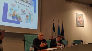 L’intervento di don Luigi Ciotti durante il convegno Etica e umanità nella cura, promosso dall’Ordine delle professioni sanitarie